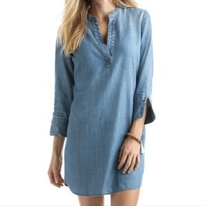 Vineyard Vines Light Blue Denim Tunic Dress